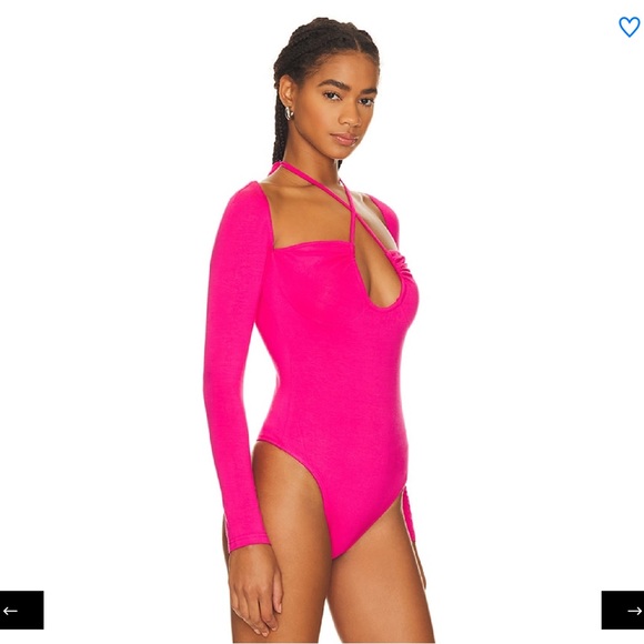 Superdown Storme Bodysuit in Pink, Size: L - Picture 4 of 9